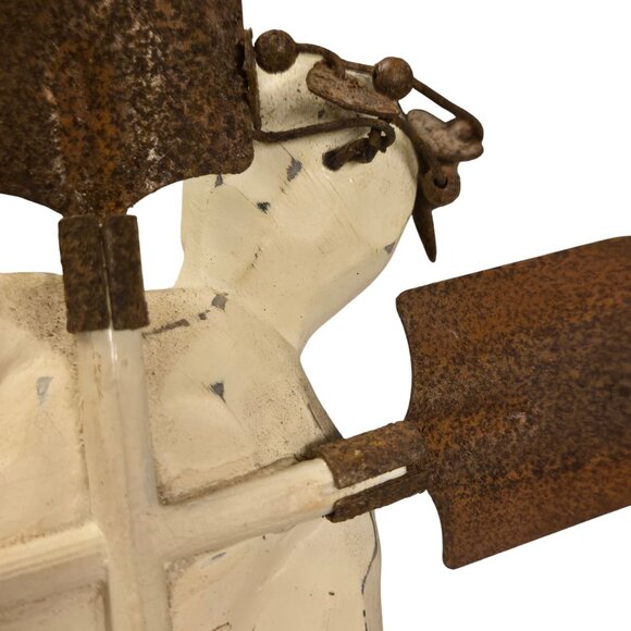 Angel Figurine Garden Shovel Wings Flowers Gardener 7 Inch P Caldwell - Picture 8 of 16